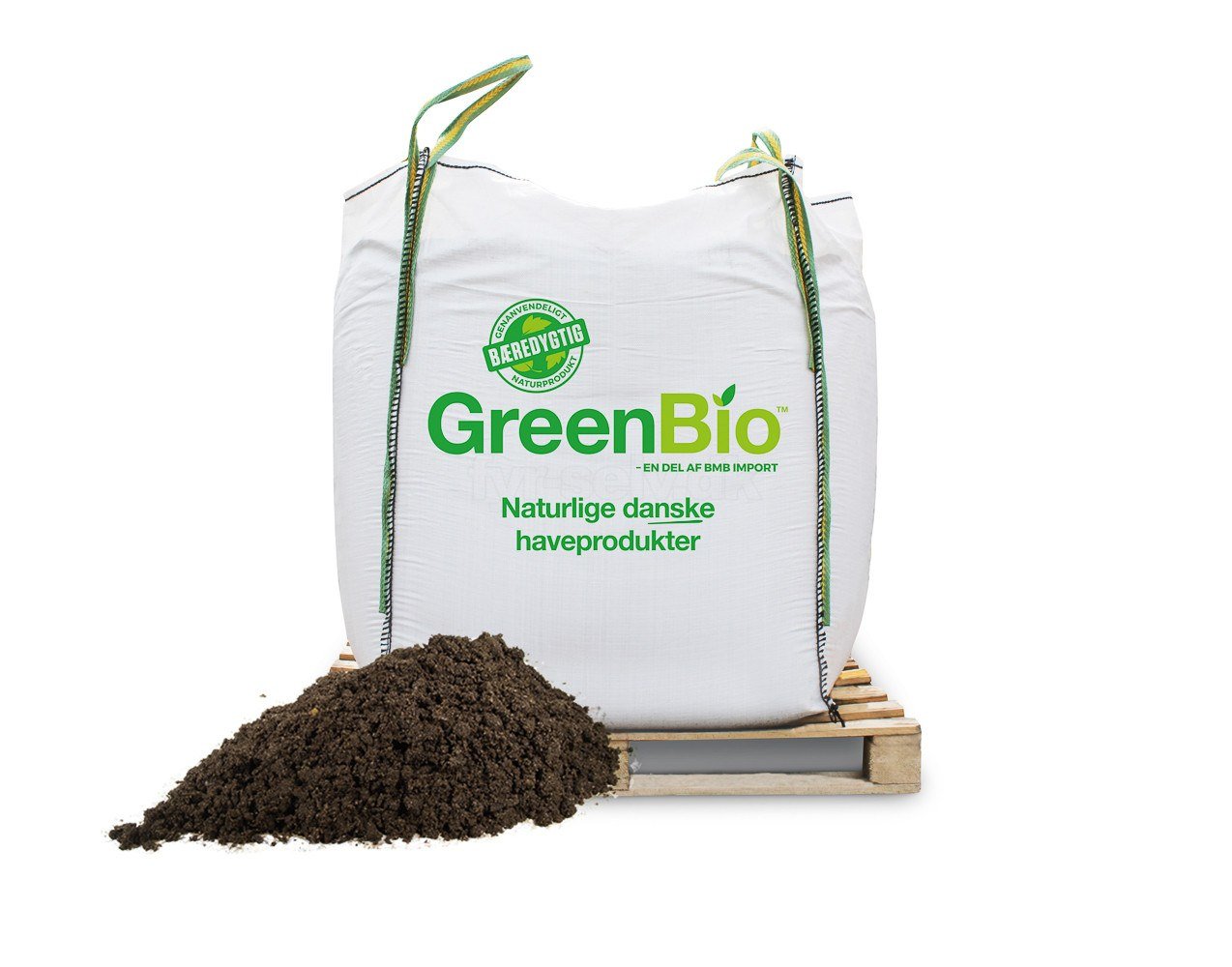 GreenBio Plantemuld Bigbag á 1000 liter.