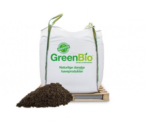 GreenBio Drivhusmuld til økologisk dyrkning - Bigbag á 1000 liter