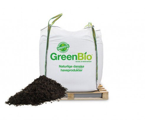 GreenBio Jordforbedring Vækst - Bigbag á 1000 liter