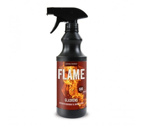 Flame glasrens - 500 ml. ovnruderens til brændeovn