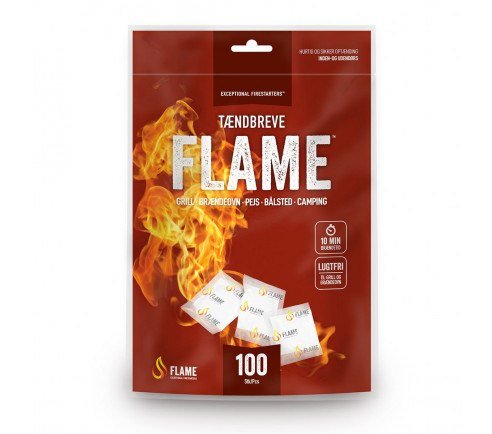 Flame tændbreve - 100 stk i pose